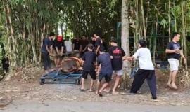 Idul Adha Si Al Huda Sayangan,total ada 7 Sapi dan 17 kambing disembelih