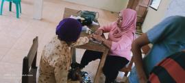 POSYANDU NOGOSARI I, PANTAU KESEHATAN LANSIA MELALUI PEMERIKSAAN GULA DARAH