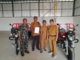 Kepala KDMP Terima Langsung Bantuan Motor Roda 3 Koperasi Desa Merah Putih